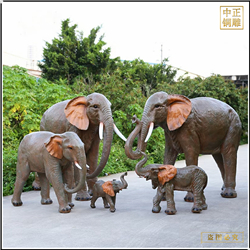 鑄銅關(guān)公 廣場動物雕塑銅大象