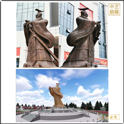三國(guó)人物銅雕塑制作廠(chǎng)家