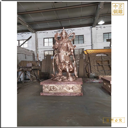 鑄銅關公 寺廟護法韋陀菩薩批發(fā)