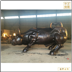 鑄銅關公 小區(qū)門口華爾街銅牛