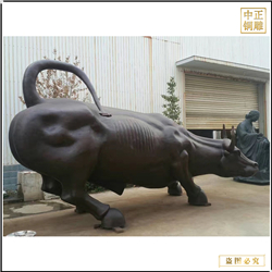 鑄銅關公 河北純銅鑄造華爾街牛雕塑