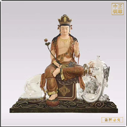 鑄銅關(guān)公 2米文殊普賢銅像