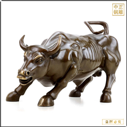 鑄銅關(guān)公 現(xiàn)貨五米華爾街牛
