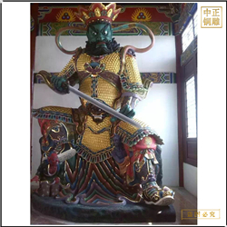 鑄銅關公 大型純銅四大天王鑄造廠