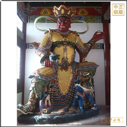 鑄銅關公 新品銅雕純銅四大天王佛像
