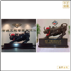 鑄銅關(guān)公 廣場(chǎng)華爾街銅牛