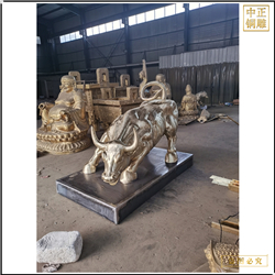 鑄銅關(guān)公 華爾街銅牛廠家