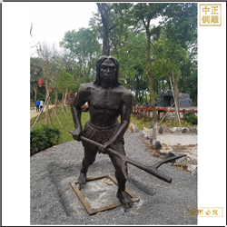 鑄銅關(guān)公 廣東景區(qū)馬壩人銅雕塑