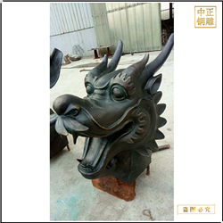 鑄銅關(guān)公 十二生肖龍擺件價(jià)格
