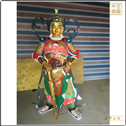 鑄銅關公 寺廟韋陀菩薩雕像