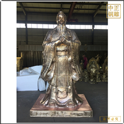 鑄銅關公 2.4米孔子銅像
