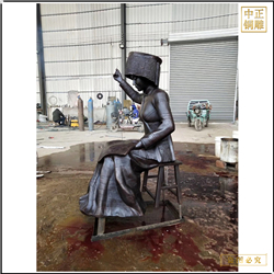 鑄銅關(guān)公 少數(shù)民族美女銅雕塑鑄造