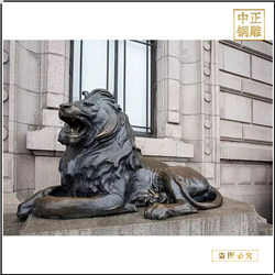 鑄銅關(guān)公 西洋銅雕獅子