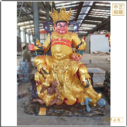 鑄銅關公 鑄銅四大天王銅佛像生產廠家