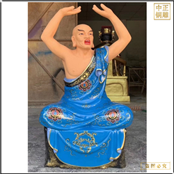 鑄銅關公 貼金佛像十八羅漢菩薩圖片
