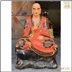 鑄銅關公 寺廟銅雕十八羅漢雕像
