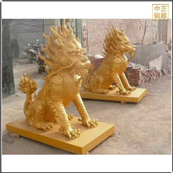 黃銅獬豸雕塑鑄造廠(chǎng)