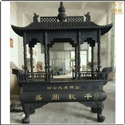 鑄銅關公 寺廟銅香爐廠家